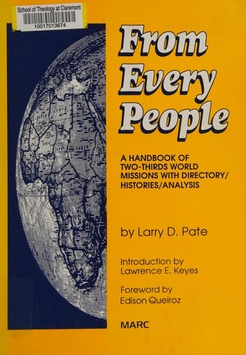 From Every People A Handbook of Two-thirds World Missions with Directory/histories/analysis