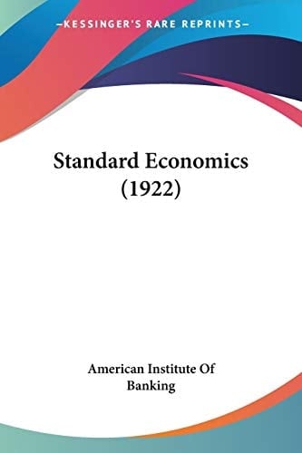 Standard Economics (1922)