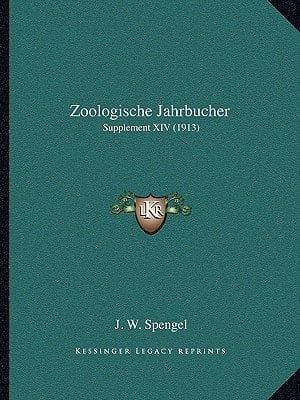 Zoologische Jahrbucher: Supplement XIV (1913) (German Edition)