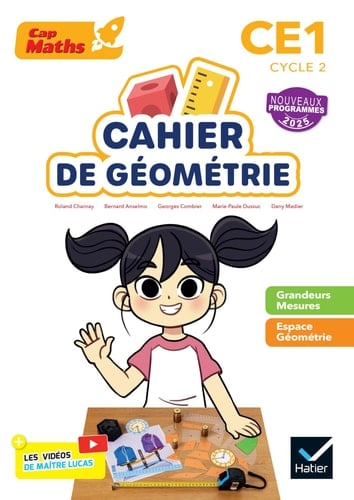 Cahier de géométrie CE1 Cap Maths
