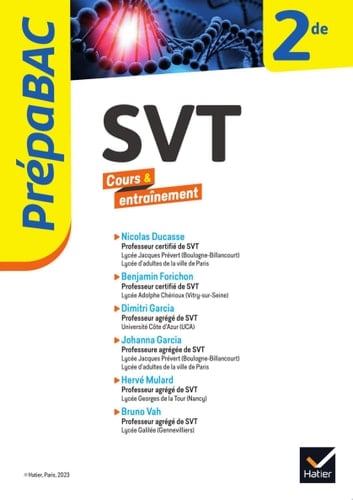 Prépabac - SVT 2de