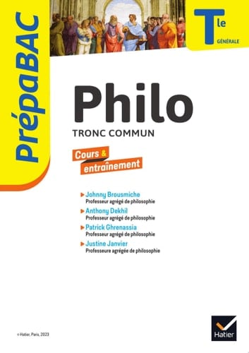 Prépabac - Philo Tle générale - Bac 2026