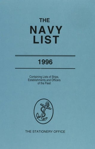 The Navy List, 1996