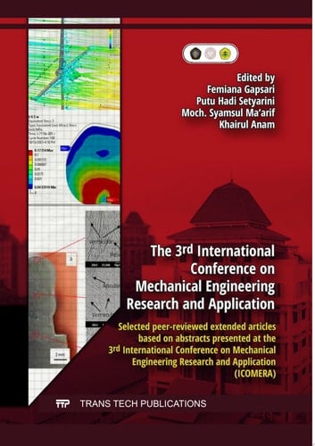 The 3rd International Conference on Mechanical Engineering Research and Application