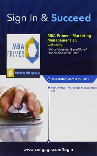 Marketing Management 3.0 Printed Access Card Self Study