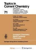 Inorganic Chemistry Metal Carbonyl Chemistry