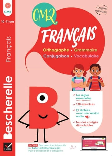 Bescherelle - Mon cahier d'entraînement en Français CM2 - 10 ans