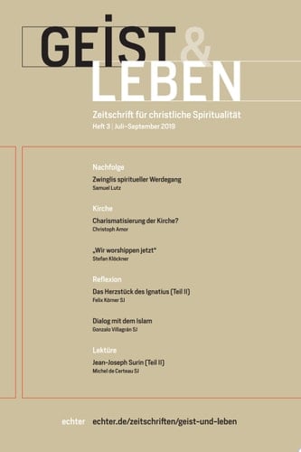 Geist & Leben 3/2019 Zeitschrift für christliche Spiritualität