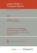 Advances in Computing and Information - ICCI '91