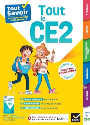 Tout le CE2 Avec le Guide parents détachable