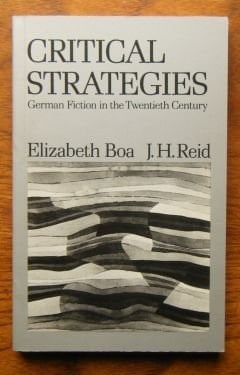 Critical strategies: German fiction in the twentieth century