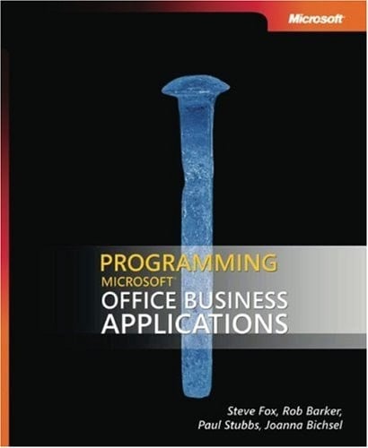 Programming Microsoft Office Business Applications