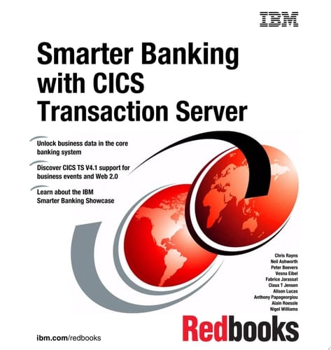 Smarter Banking with CICS Transaction Server