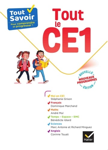 Tout Savoir CE1 - Tout-en-un