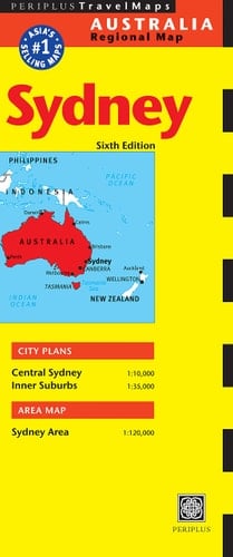 Sydney Travel Map Sixth Edition (Periplus Travel Maps)