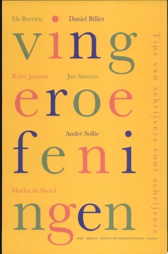 Vingeroefeningen tips van schrijvers voor schrijvers