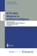 AI*Ia 2003 Advances in Artificial Intelligence