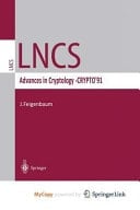 Advances in Cryptology - Crypto '91 Proceedings