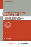 Advances in Cryptology - Asiacrypt 2004