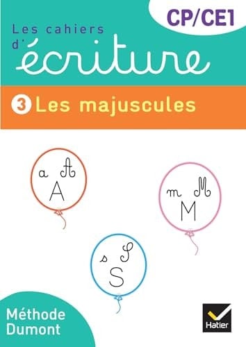 Les cahiers d'écriture CP-CE1 Tome 3, Les majuscules