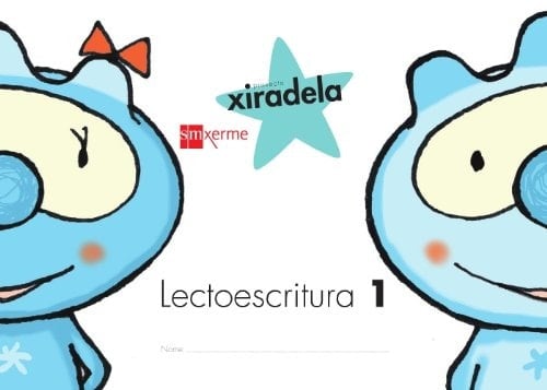 Lectoescritura 1, Pauta. 3 anos. Xiradela
