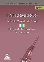 Enfermeros del servicio canario/ hopital universitario de canarias. Temario. Volumen ii