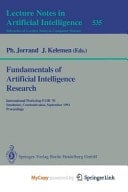 Fundamentals of Artificial Intelligence Research