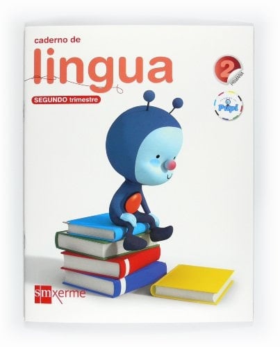 Caderno de lingua. 2 Primaria, 2 Trimestre. Conecta con Pupi