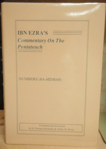 Ibn Ezra's Commentary on the Pentateuch:Numbers (Series 4)
