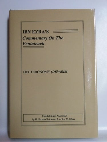 Ibn Ezra's Commentary on the Pentateuch: Deuteronomy (Devarim)