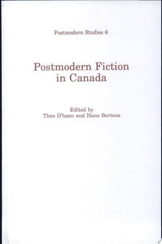 Postmodern Fiction in Canada