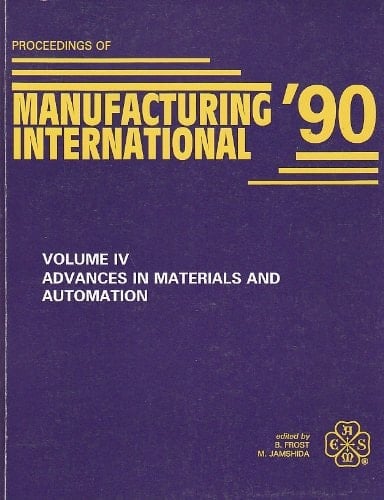 Manufacturing International'90 2nd Conference : Papers
