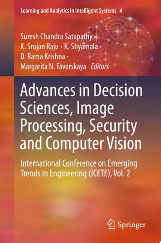 Advances in Decision Sciences, Image Processing, Security and Computer Vision