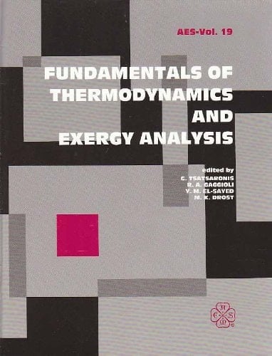 Fundamentals of Thermodynamics and Exergy Analysis