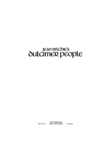 Dulcimer People