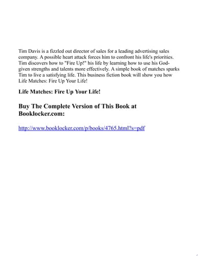 Life Matches Fire Up Your Life!