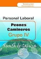 Peones camineros de la xunta de galicia. Temario y test de la parte de legislación