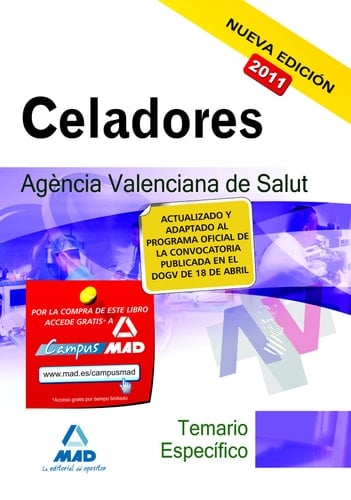 Celadores de la agencia valenciana de salud. Temario de la parte específica