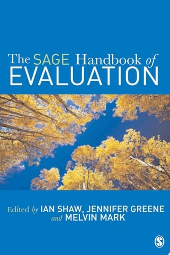 The SAGE Handbook of Evaluation