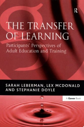 The Transfer of Learning Participants' Perspectives of Adult Education and Training
