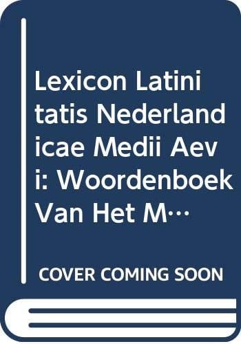 Lexicon latinitatis nederlandicae Medii Aevi Medium-Mysticus