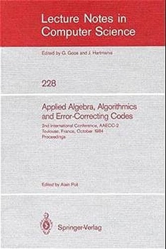 Applied Algebra, Algorithmics and Error-Correcting Codes