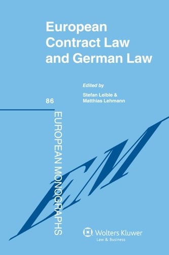 European Contract Law and German Law
