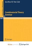 Combinatorial Theory Seminar Eindhoven University of Technology