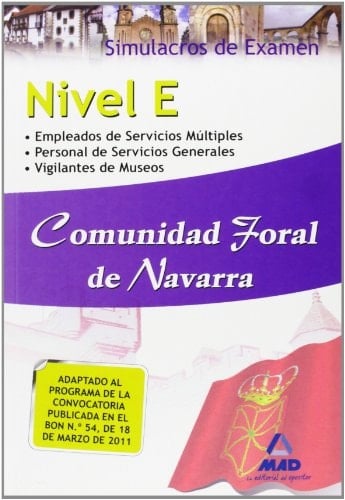 Nivel e comunidad foral de navarra. Simulacros de examen