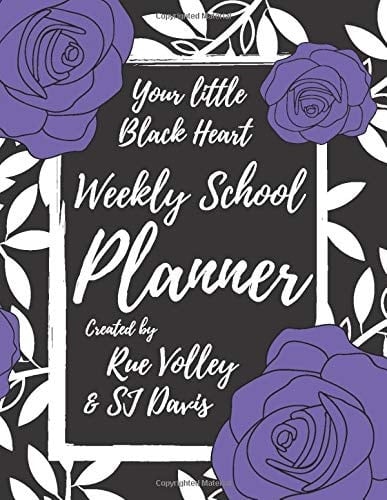 Your Little Black Heart Weekly School Planner