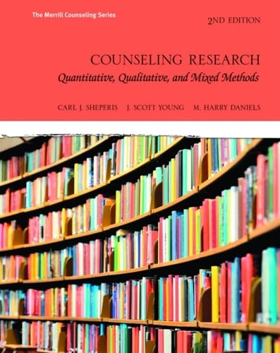 Counseling Research: Quantitative, Qualitative, and Mixed Methods (Pearson+)