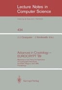 Advances in Cryptology - Eurocrypt '89
