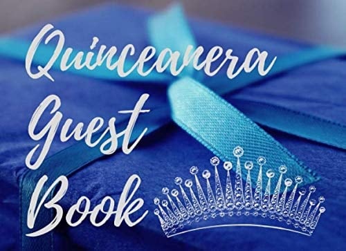 Quinceanera Guest Book: 15th Birthday party guest book - 60 Pages