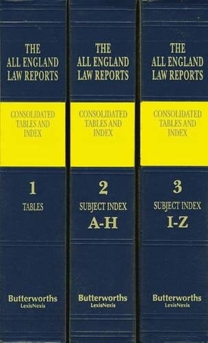 All England Law Reports Consolidated Tables and Index 1936-2016